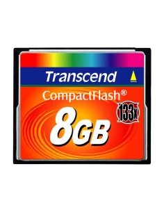 Transcend CompactFlash card 8GB memory card (TS8GCF133)
