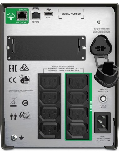 APC Smart-UPS 1000 VA, LCD, 230 V, USV (SMT1000IC)