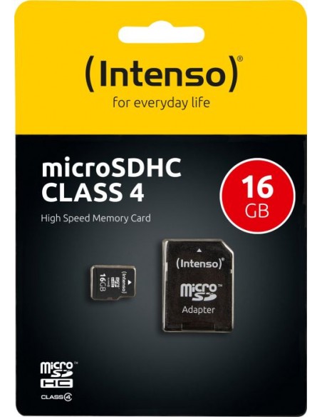 Intenso microSDHC 16 GB, memory card (3403470)