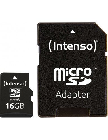 Intenso microSDHC 16 GB, memory card (3403470)