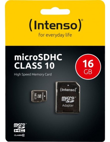 Intenso microSDHC 16 GB, memory card (3413470)