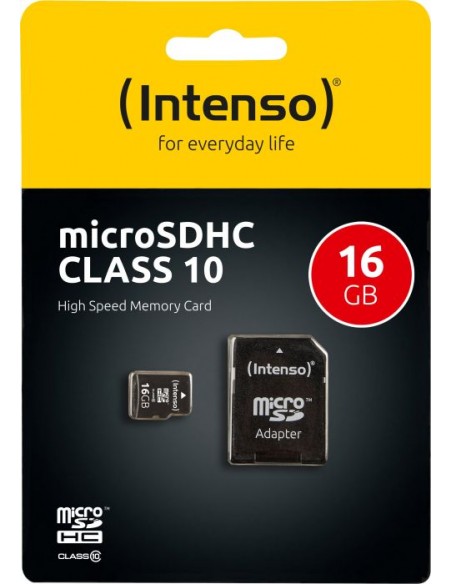 Intenso microSDHC 16 GB, memory card (3413470)