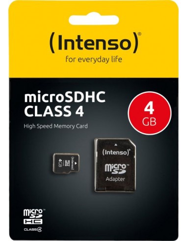 Intenso microSDHC 4 GB memory card (3403450)