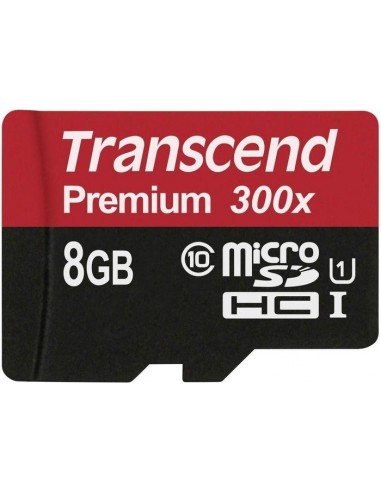 Transcend microSD 8GB memory card (TS8GUSDU1)