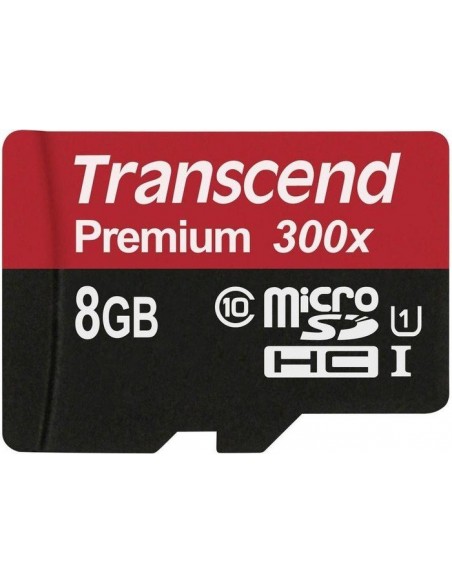 Transcend microSD 8GB memory card (TS8GUSDU1)