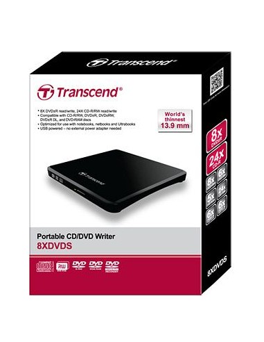Transcend TS8XDVDS-K, external DVD burner...