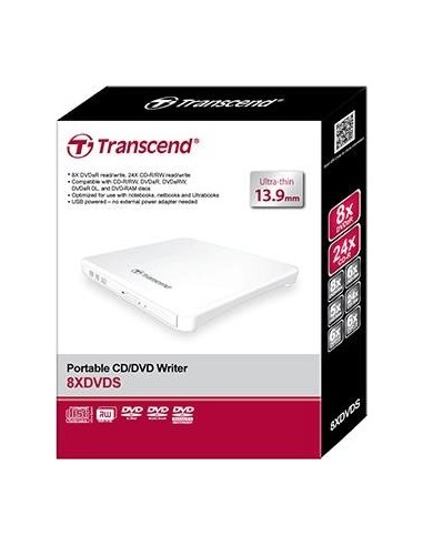 Transcend TS8XDVDS-W external DVD burner...