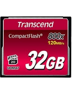 Transcend Compact Flash Card 32 GB CF800X, memory card...