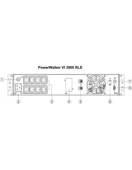BlueWalker Power Walker VI 3000 RLE, USV (10121101)