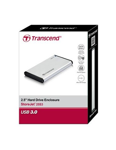 Transcend StoreJet 25S3 (USB 3.0 Enclosure)...