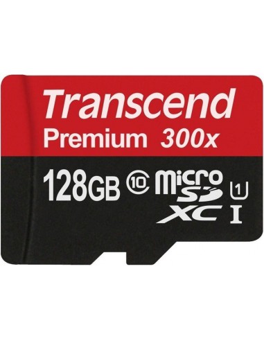 Transcend Premium 128GB microSDXC card, memory...