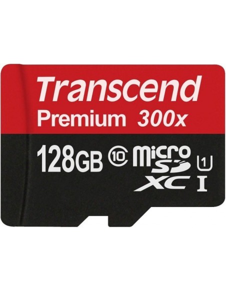 Transcend Premium 128GB microSDXC card, memory card (TS128GUSDU1)
