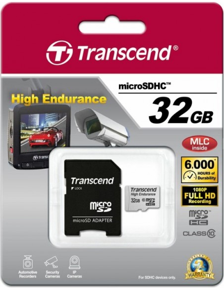 Transcend microSDHC Card 32 GB memory card (TS32GUSDHC10V)