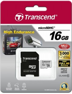 Transcend microSDHC Card 16GB Memory Card (TS16GUSDHC10V) 2