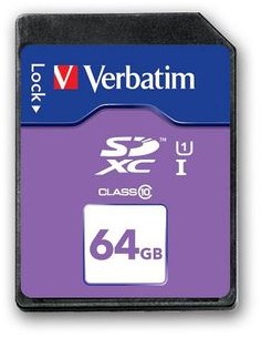 Verbatim 64 GB SDXC, memory card (44024)