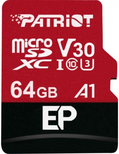Patriot EP 64 GB microSDXC, memory card (PEF64GEP31MCX)
