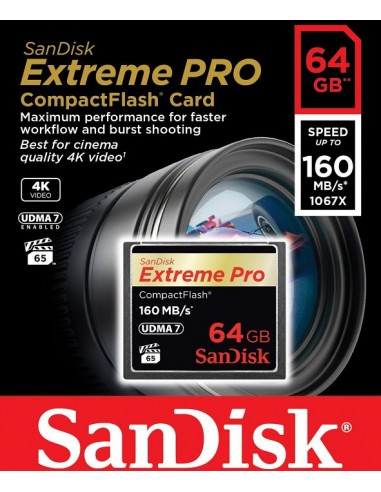 SanDisk Compact Flash Card 64 GB memory card...