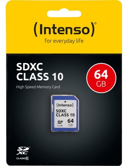 Intenso Secure Digital Card 64 GB SDXC, Memory Card (3411490)