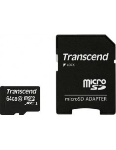 Transcend 64 GB microSDXC, memory card (TS64GUSDXC10)