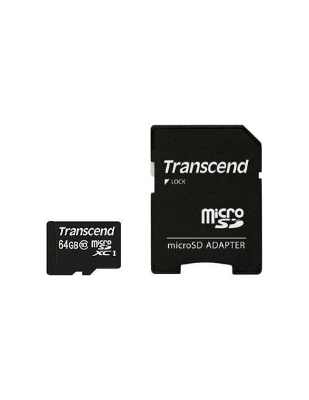 Transcend 64 GB microSDXC, memory card (TS64GUSDXC10)