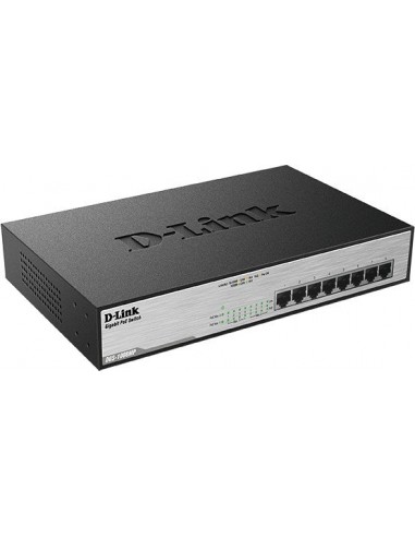 D-Link DGS-1008MP 140W / 1000 / UNM / 8, Switch...