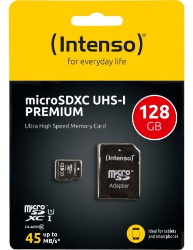 Intenso 128 GB microSDHC, Memory Card (3423491)