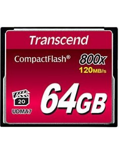 Transcend Compact Flash Card 64 GB memory card (TS64GCF800)