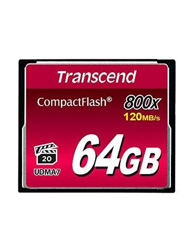 Transcend Compact Flash Card 64 GB memory card (TS64GCF800)