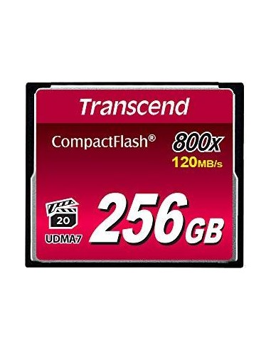 Transcend CompactFlash Card 256 GB memory card (TS256GCF800)
