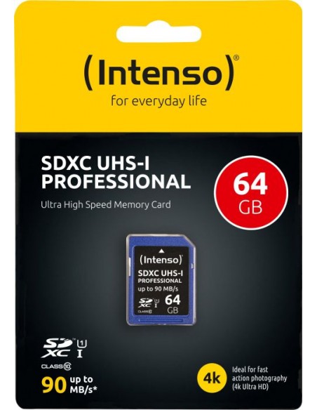 Intenso 64 GB SDXC, memory card (3431490)