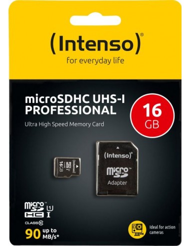 Intenso 16GB microSDHC, Memory Card (3433470)