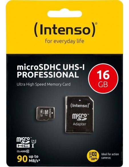 Intenso 16GB microSDHC, Memory Card (3433470)