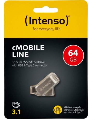 Intenso Cmobile LINE 64GB, USB flash drive...