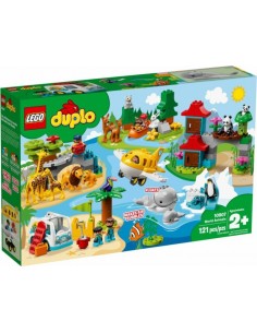 LEGO 10907 DUPLO animals in the world, construction toys...