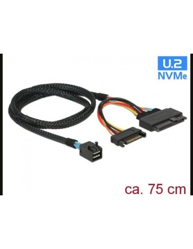 DeLOCK Cable SFF-8643 Secker U 2 SFF-8639...