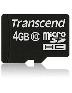Transcend microSDHC Card 4GB Memory Card (TS4GUSDC10)