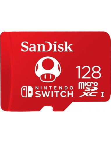 SanDisk Nintendo Switch 128 GB microSDHC, Memory Card (SDSQXAO-128G-GNCZN)