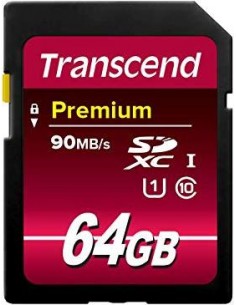 Transcend Secure Digital SDHC UHS-I 64 GB, memory card...