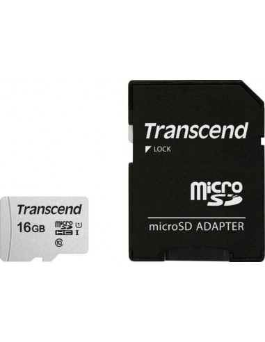 Transcend 300S 16GB microSDHC, Memory Card (TS16GUSD300S-A)