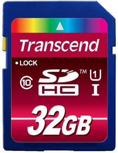 Transcend Secure Digital SDHC UHS-I 32GB memory card...