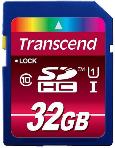 Transcend Secure Digital SDHC UHS-I 32GB memory card (TS32GSDHC10U1)