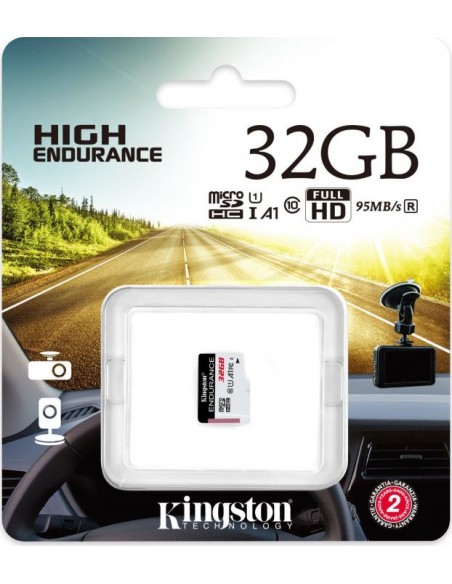 Kingston High Endurance 32 GB microSDHC memory card (SDCE/32GB)