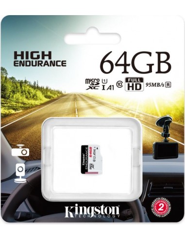 Kingston High Endurance 64 GB microSDHC, Memory...