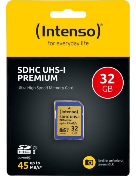 Intenso SD 32GB Secure Digital 10/45 UHS-I ITO, memory card (3421480)
