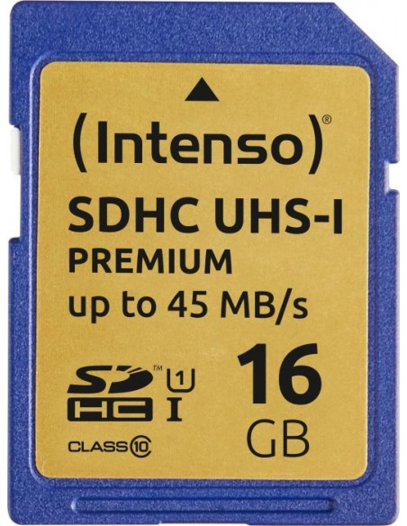 Intenso SDHC 16 GB Class 10 UHS-I, memory card (3421470)