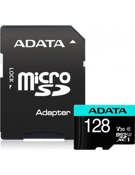ADATA Premier Pro 128 GB microSDHC, Memory Card (AUSDX128GUI3V30SA2-RA1)