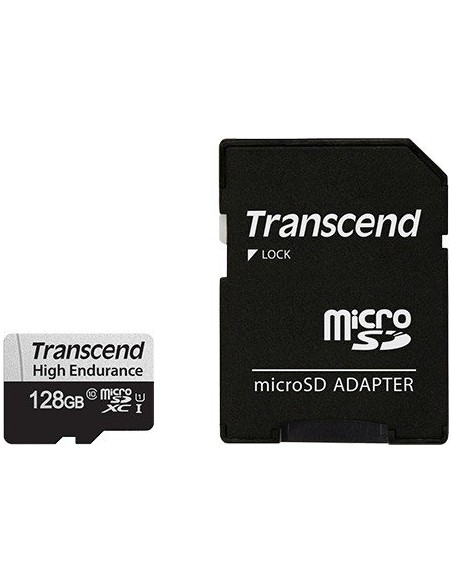 Transcend 350V 128 GB microSDHC, Memory Card (TS128GUSD350V)