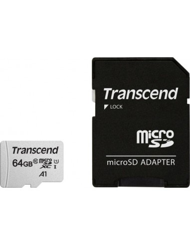 Transcend 300S 64 microSDXC GB, memory card (TS64GUSD300S-A)