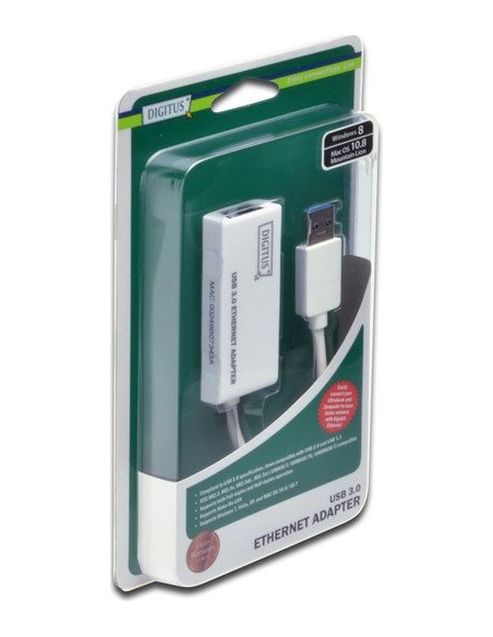 Digitus Gigabit Ethernet USB 3.0 adapter, LAN adapter (DN-3023)