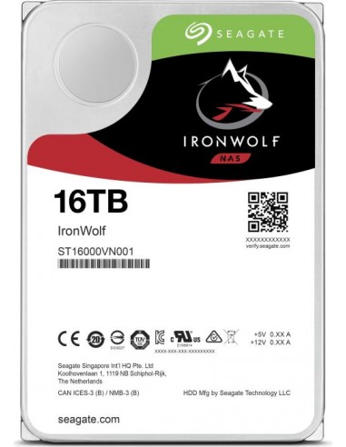Seagate Iron Wolf 16 TB hard drive (ST16000VN001)